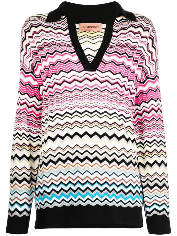 Missoni zigzag woven jumper - Multicolour Cover