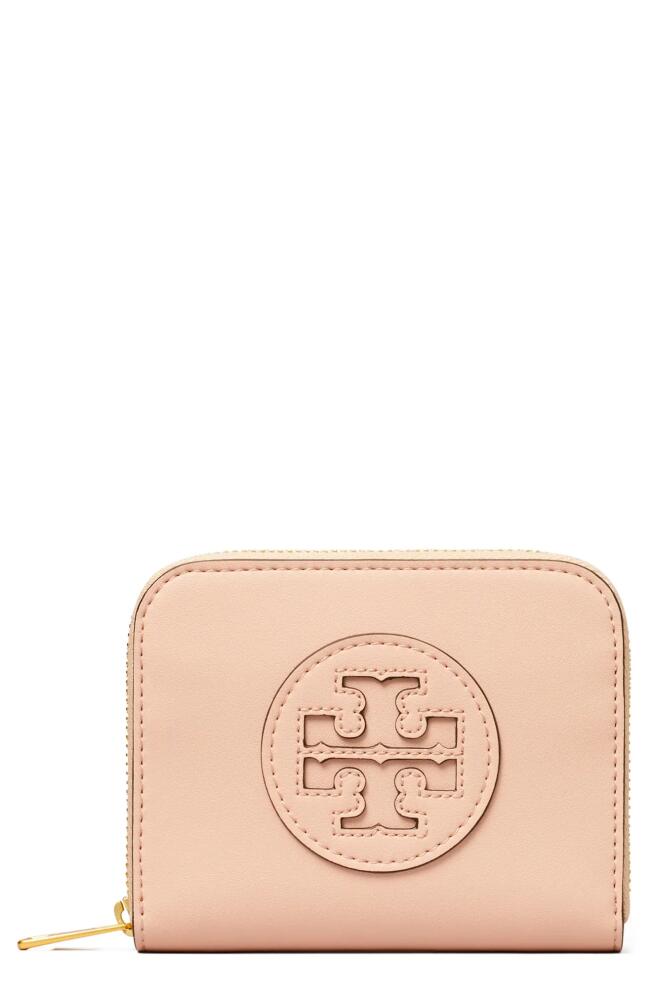 Tory Burch Small Ella Bio Zip Wallet in Pink Dawn Cover