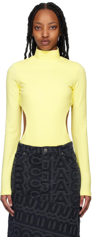 Marc Jacobs Yellow 'The Cutout' Bodysuit Cover