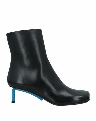 Off-white Woman Ankle boots Black Soft Leather Cover