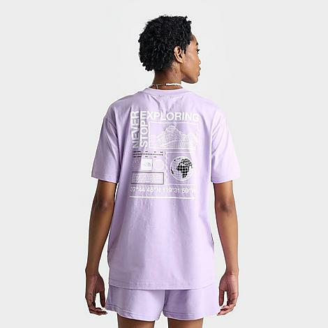 The North Face Inc Women's Oversized Energy T-Shirt in Purple/Lilac Cover