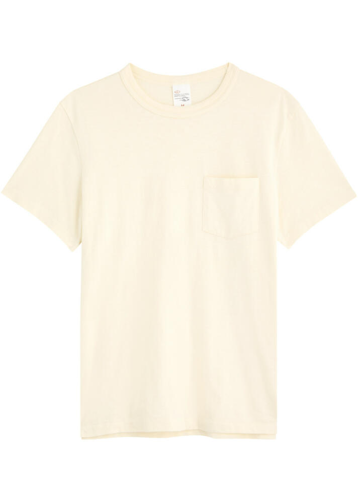 Nudie Jeans Roy Slubbed Cotton T-shirt - Cream Cover