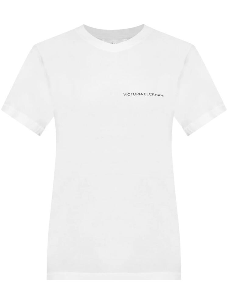 Victoria Beckham logo-print T-shirt - White Cover