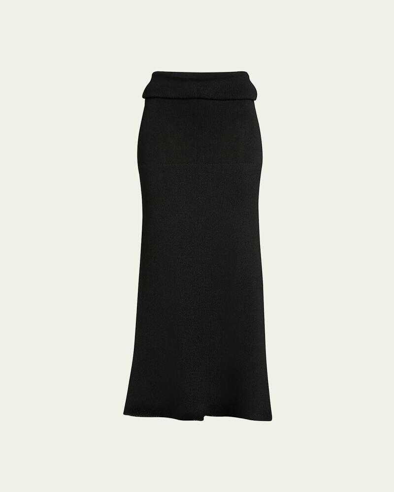 Proenza Schouler Avalon Lacquered Viscose Maxi Skirt Cover