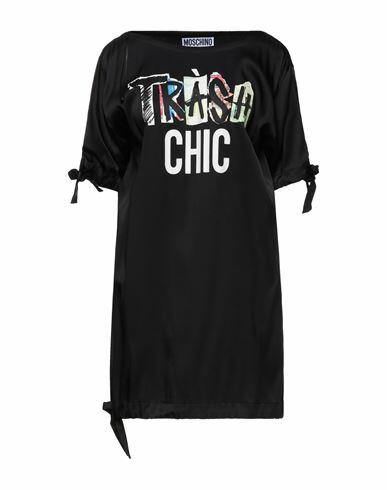 Moschino Woman Mini dress Black Acetate, Viscose, Elastane Cover