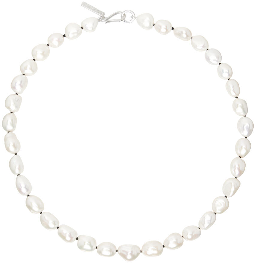 Sophie Buhai White Simple Baroque Pearl Choker Cover