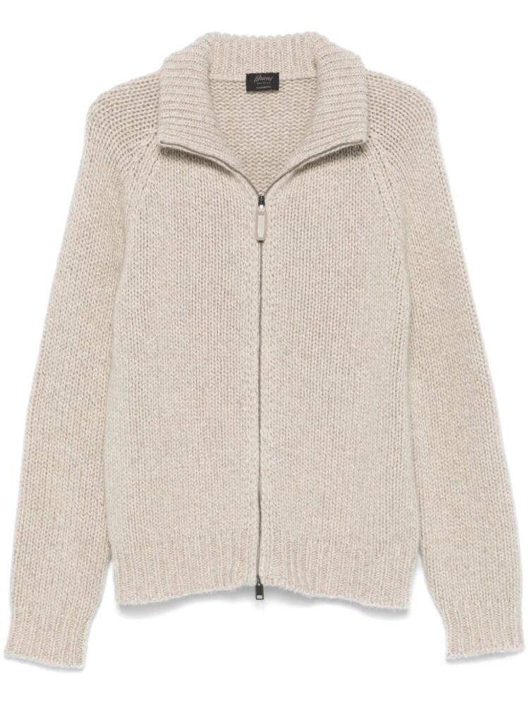 Brioni cashmere cardigan - Neutrals Cover