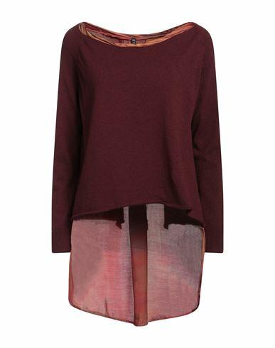 Manila Grace Woman Sweater Burgundy Polyamide, Wool, Viscose, Cashmere Cover