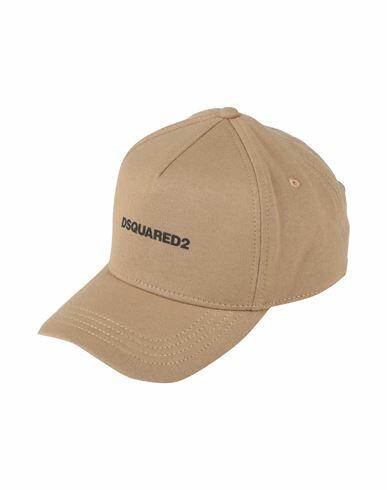 Dsquared2 Man Hat Beige Cotton Cover