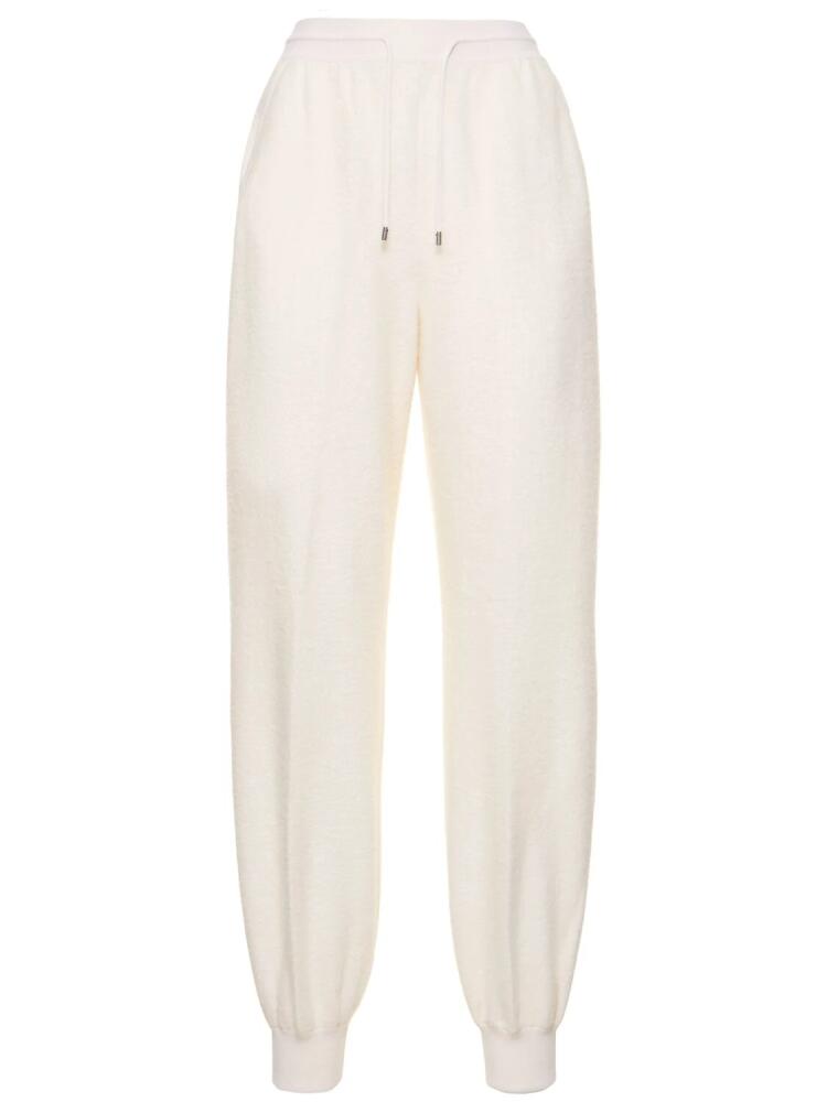 LORO PIANA Fuji Cashmere & Silk Midrise Sweatpants Cover