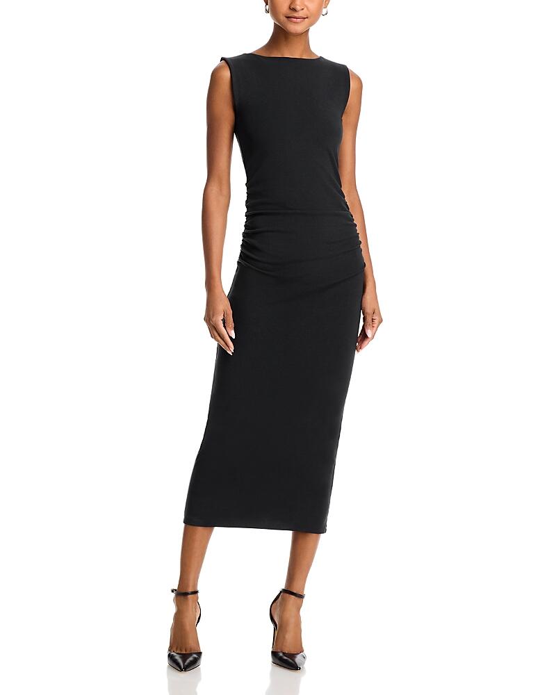 Veronica Beard Charissa Ruched Midi Dress Cover