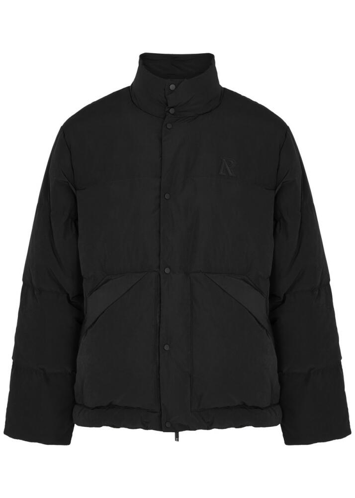 Represent Quilted Shell Jacket - Black Cover