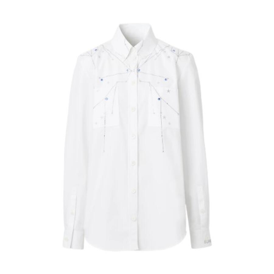 Burberry Anette Cotton Constellation Detail Shirt Cover