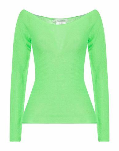 Philosophy Di Lorenzo Serafini Woman Sweater Green Virgin Wool, Cashmere Cover