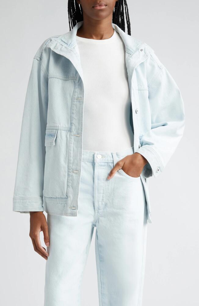 Favorite Daughter The Margot Denim Jacket in Blue Bird Cover