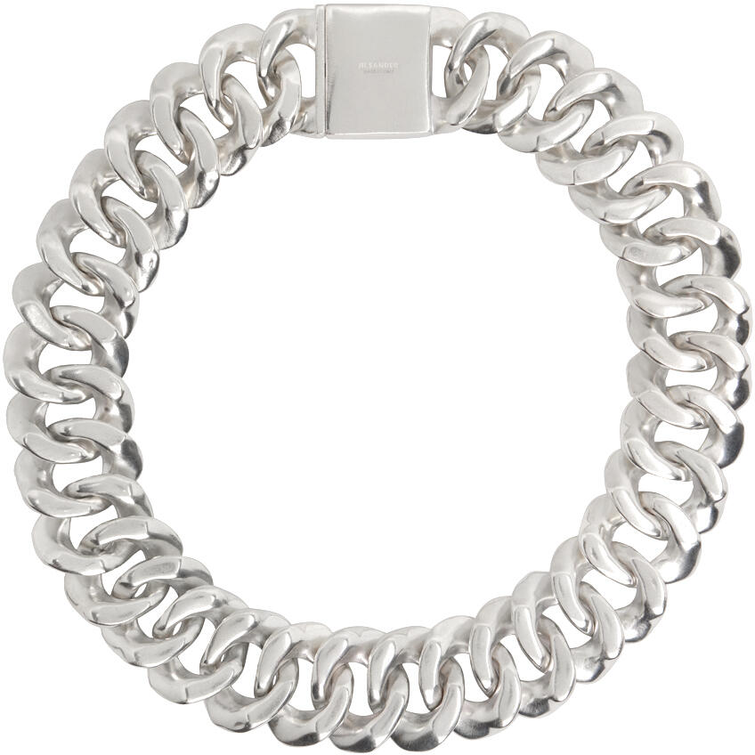 Jil Sander Silver AM5 Necklace Cover