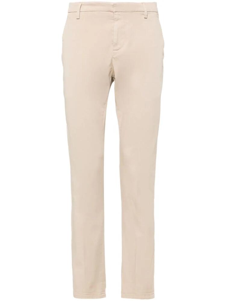 DONDUP low-rise tapered chinos - Neutrals Cover