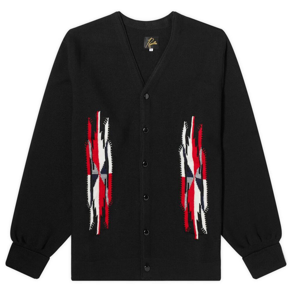 Needles Men's Chimayo Cardigan in Black Cover