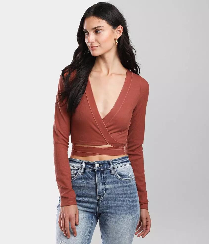 Hyfve Ribbed Wrap Tie Top Cover