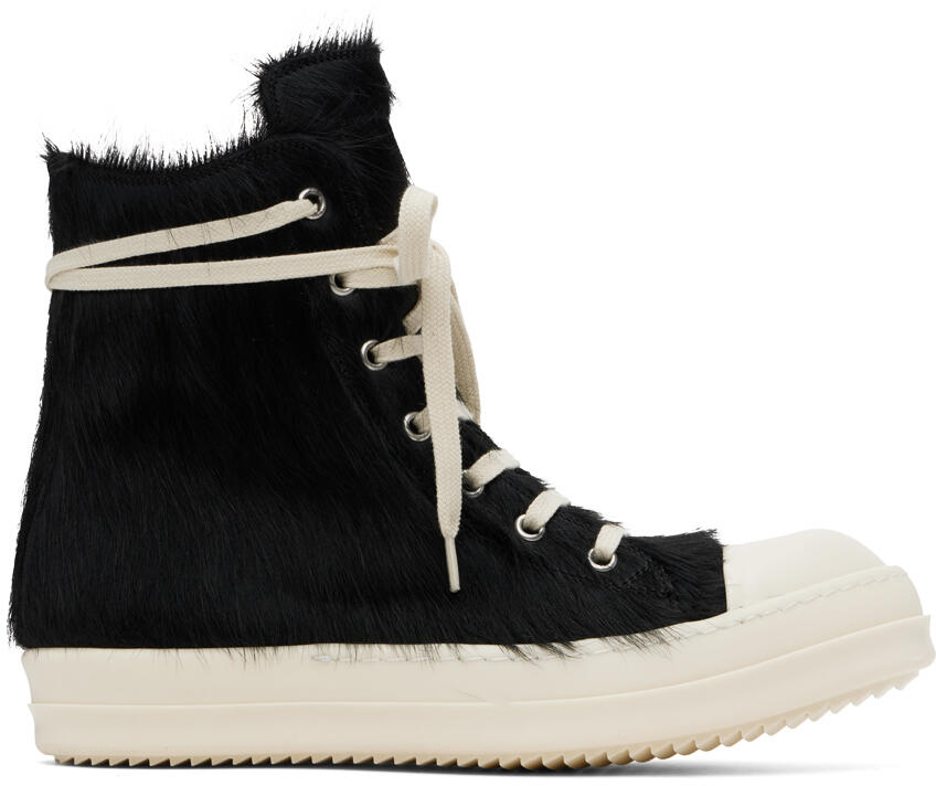 Rick Owens Black High-Top Sneakers Cover