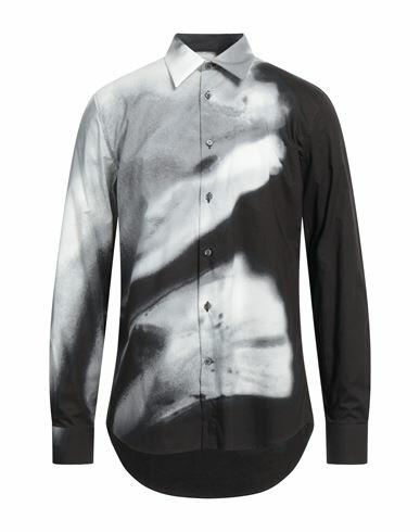 Alexander Mcqueen Man Shirt Grey Size 15 ¾ Cotton Cover