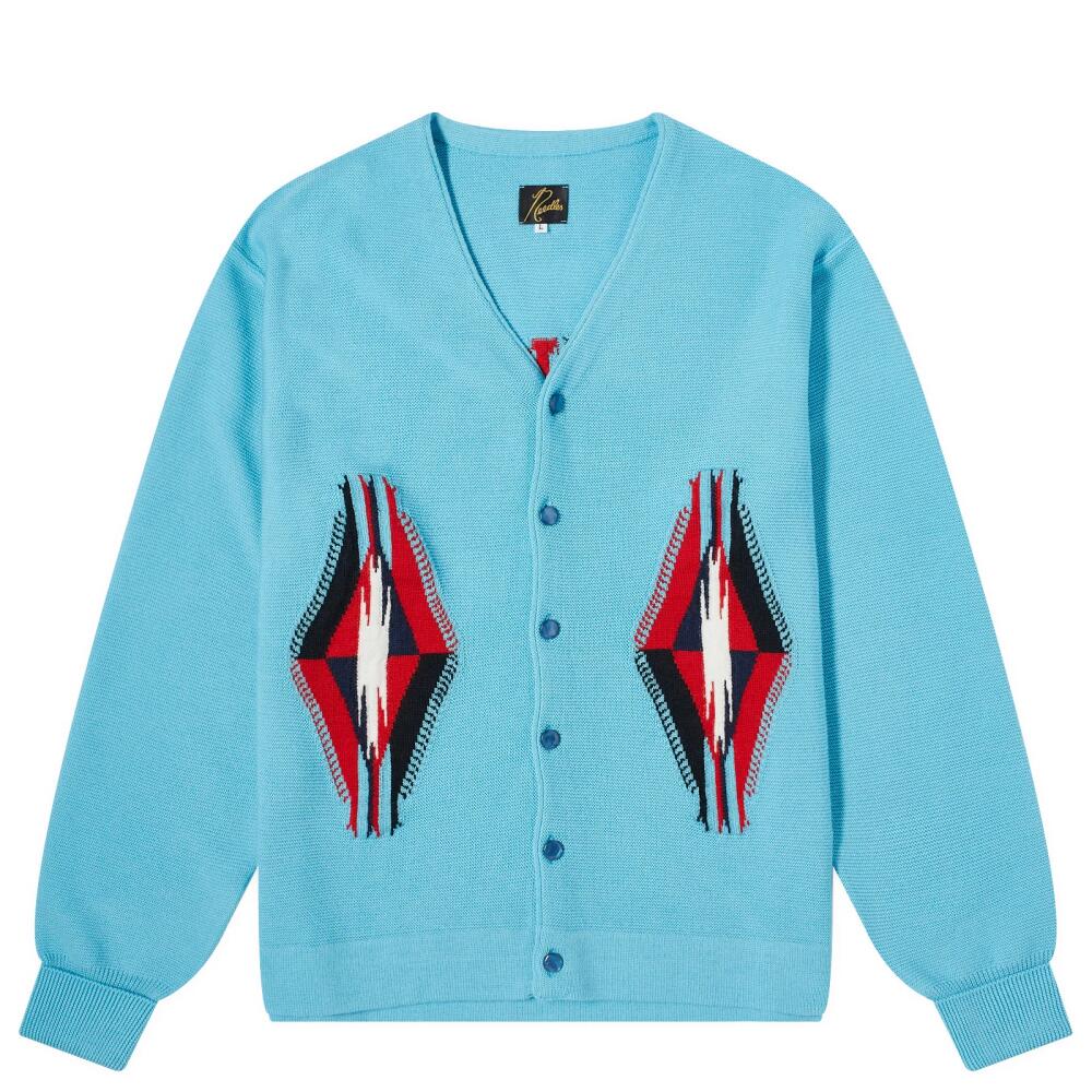 Needles Men's Chimayo Cardigan in Blue Cover