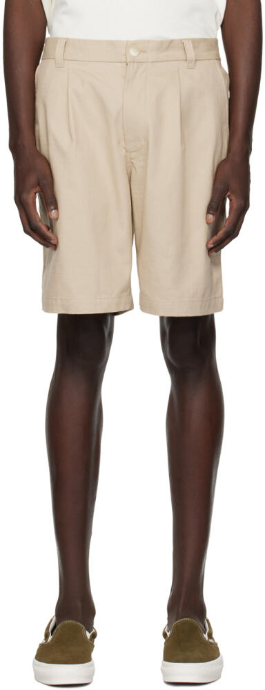 Saturdays NYC Beige Keigo Shorts Cover