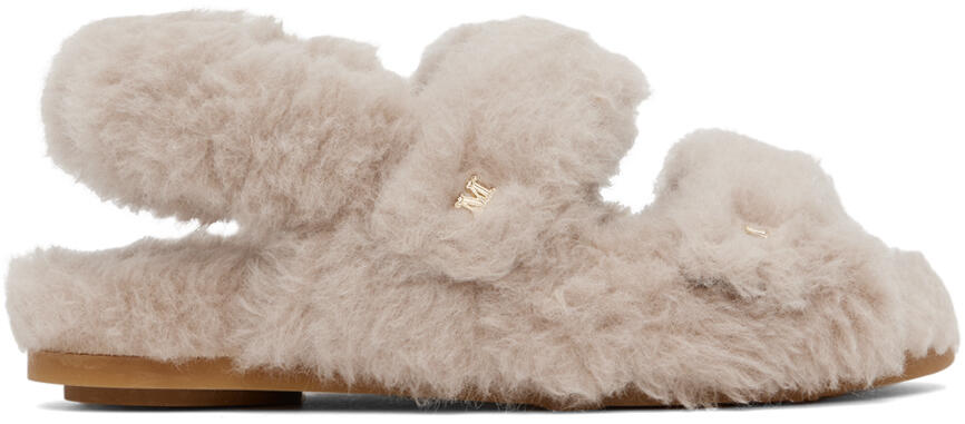 Max Mara Beige Teddy Sandals Cover