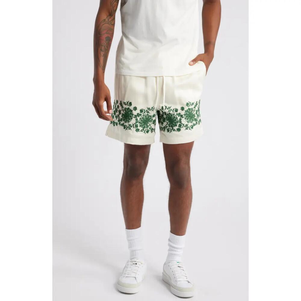 PacSun Remi Floral Print Shorts in Cream Cover