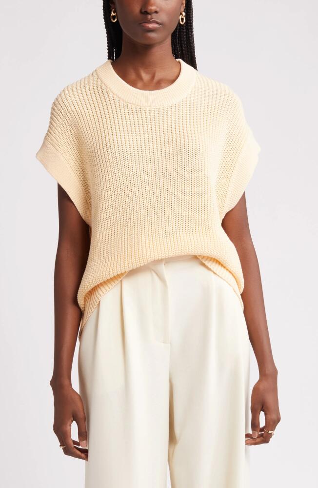 Nordstrom Crewneck Sweater in Beige Burnt Cover