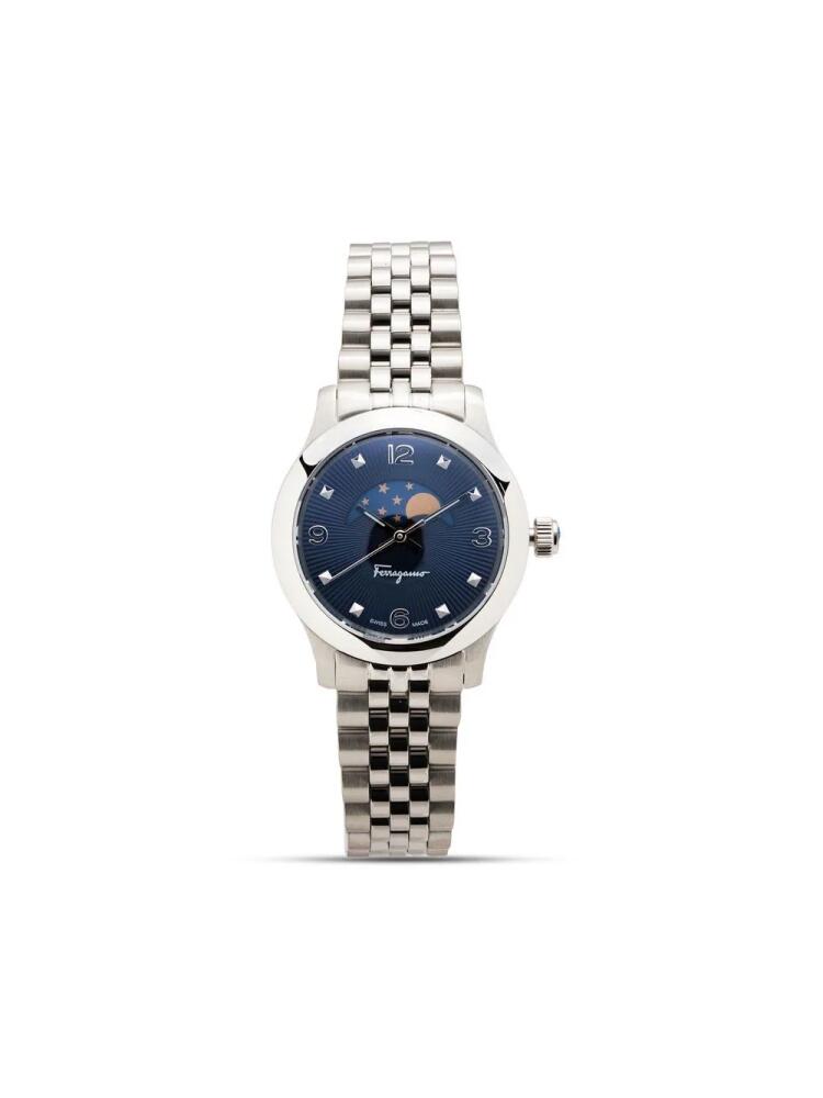 Ferragamo Moon Phase 28mm - Blue Cover