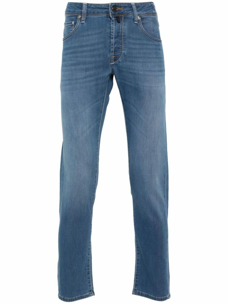 Incotex mid-rise slim-fit jeans - Blue Cover