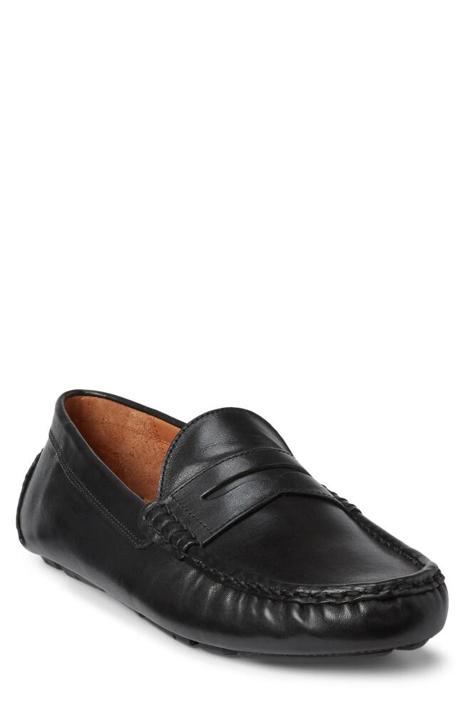 Polo Ralph Lauren Anders Penny Driver Loafer in Black Cover