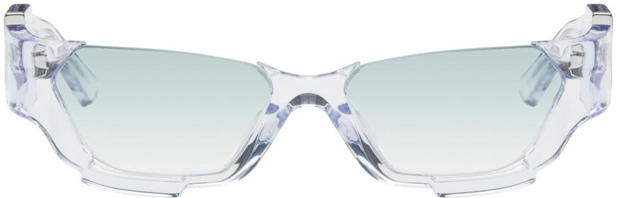 Feng Chen Wang SSENSE Exclusive Transparent Deconstructed Sunglasses Cover