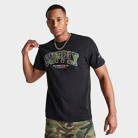 Supply And Demand Men's Ring Camo T-Shirt in Camo/Black/Black Cover