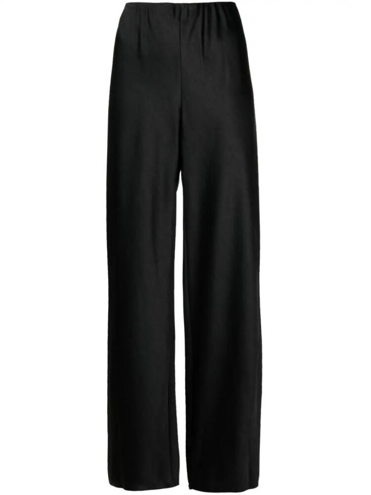 Vince straight-leg satin trousers - Black Cover