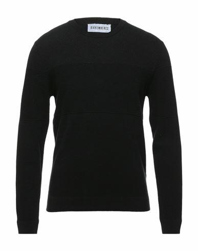 Bikkembergs Man Sweater Midnight blue Cotton Cover