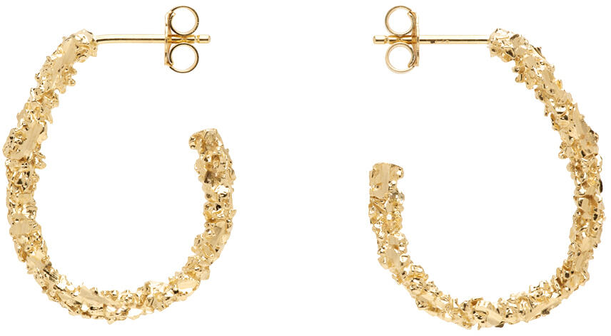 Veneda Carter Gold VC003 Medium Open Hoop Earrings Cover