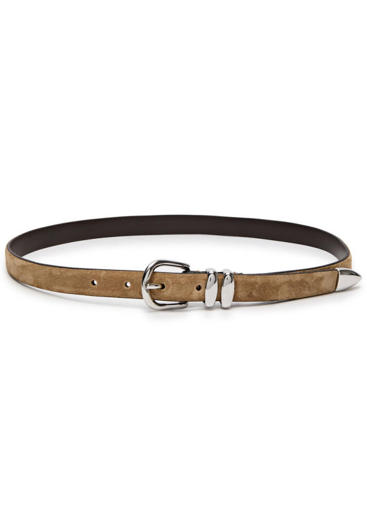 Andersons Belts Suede Belt - Taupe Cover