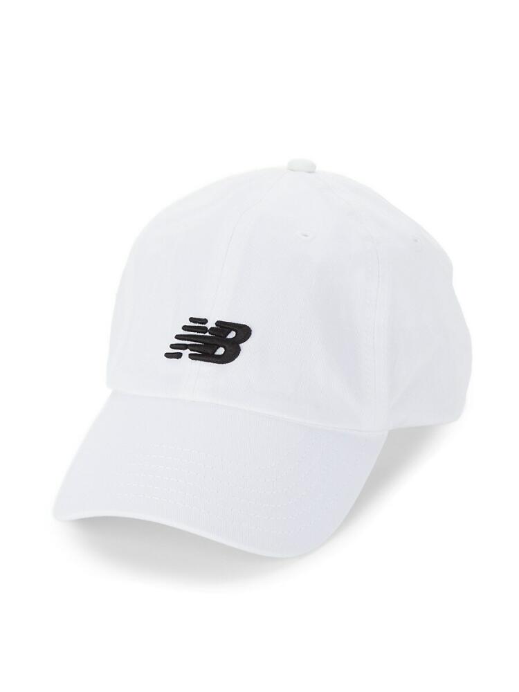 New Balance Men's Panel Logo Baseball Cap - White Cover