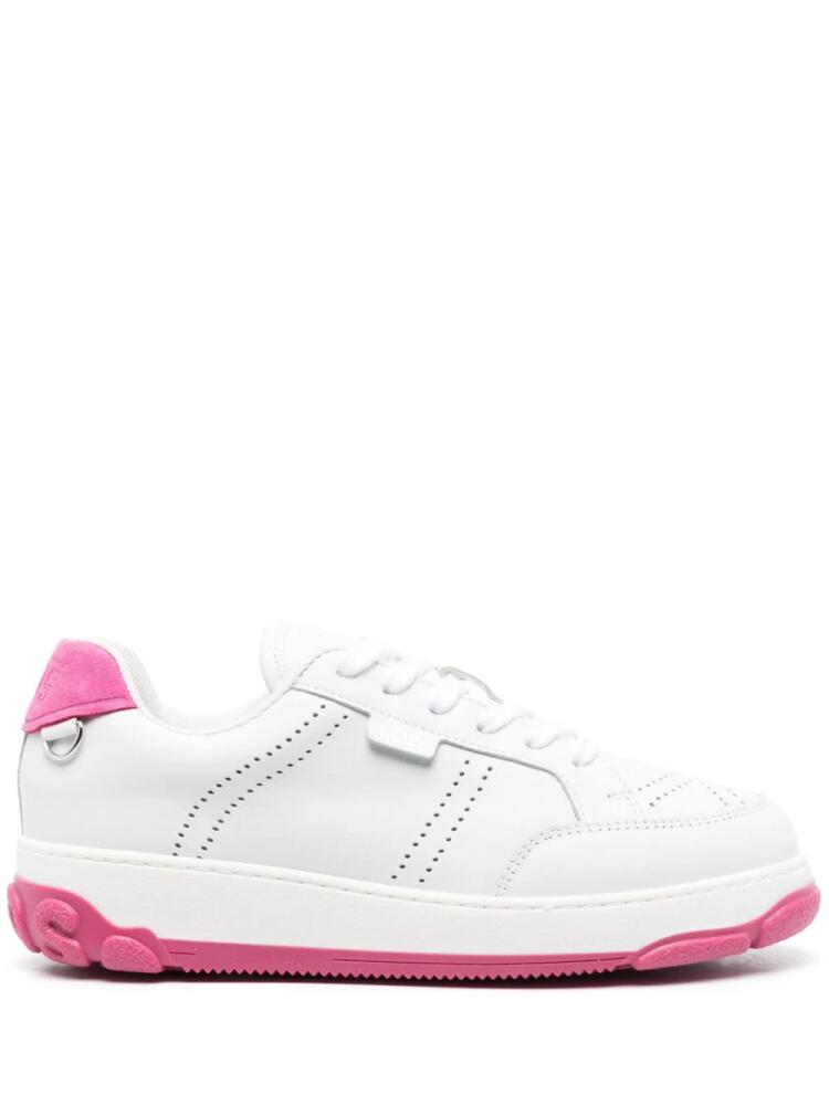 GCDS chunky lace-up sneakers - White Cover