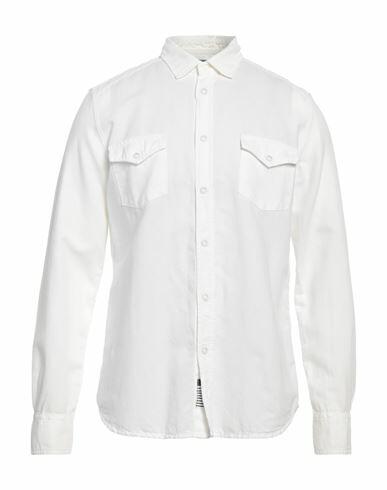 Hand Picked Man Shirt White Cotton, Linen Cover