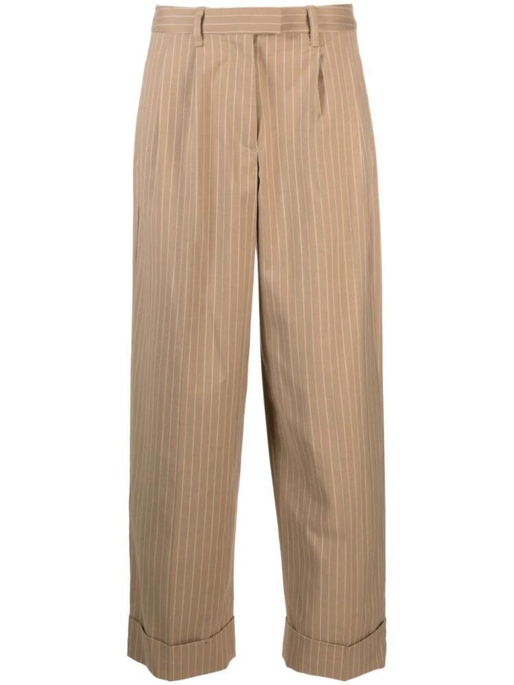 rag & bone Marianne pinstriped trousers - Brown Cover