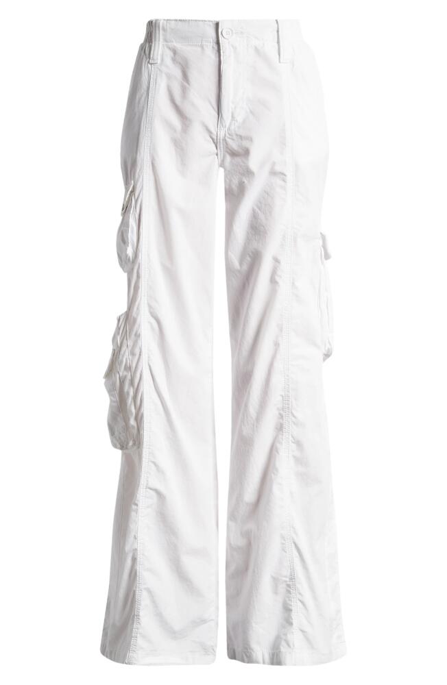 BDG Urban Outfitters Y2K Cotton Cargo Pants in White Cover