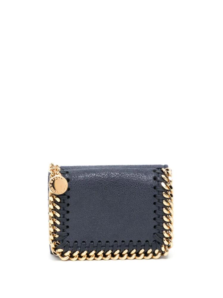 Stella McCartney chain-link detailing leather wallet - Blue Cover