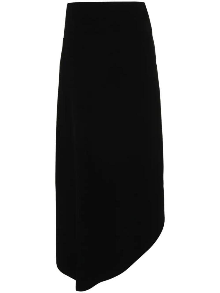 GAUGE81 ribbed asymmetric skirt - Black Cover