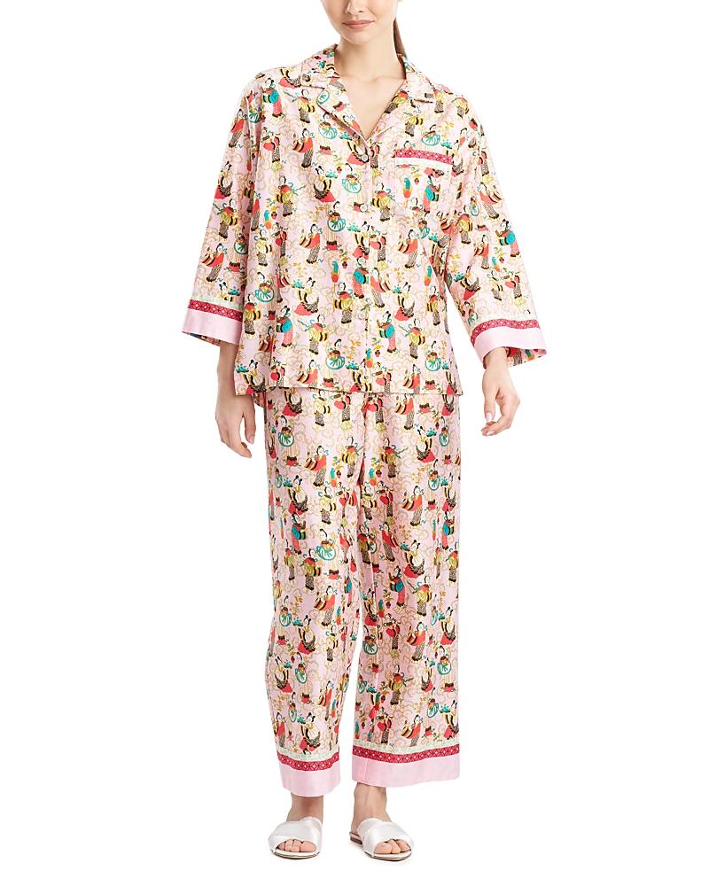 Natori Cotton Tea Garden Long Pajama Set Cover