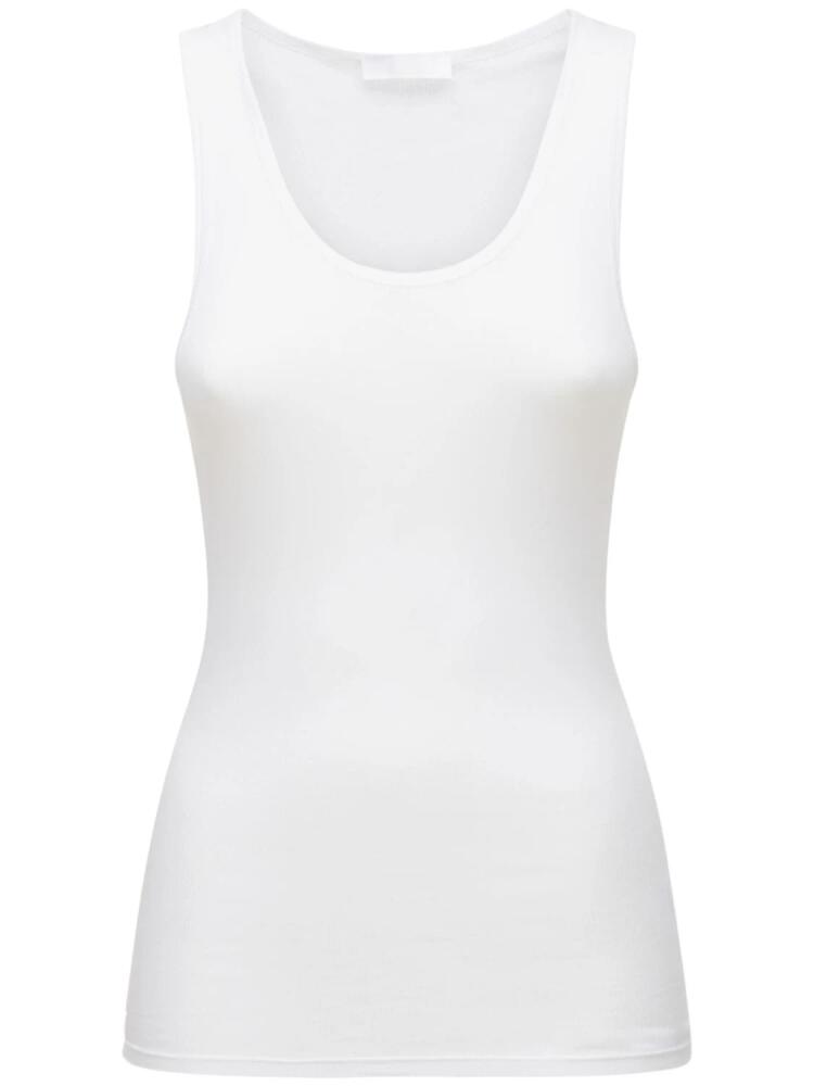 WARDROBE.NYC Ribbed Cotton Jersey Tank Top Cover