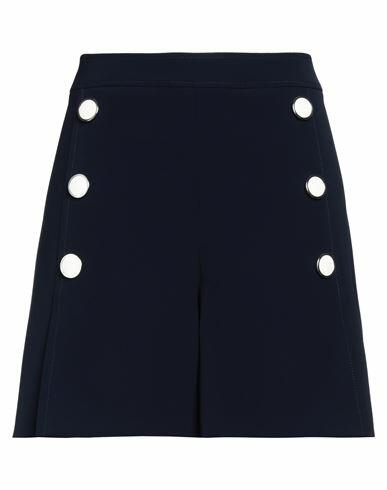 Boutique Moschino Woman Shorts & Bermuda Shorts Midnight blue Polyester, Elastane Cover