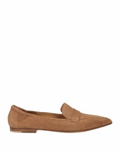 Pomme D'or Woman Loafers Light brown Soft Leather Cover